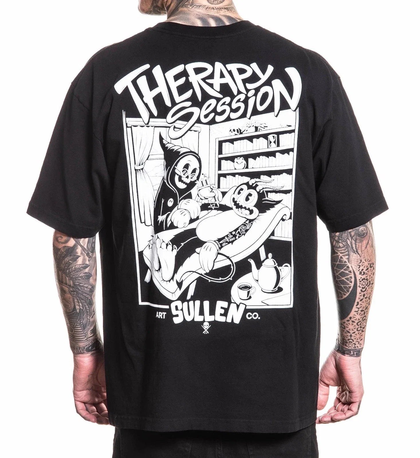 SULLEN CLOTHING THERAPY SESSION "1 TON" OVERSIZED - Adult & Kids T-Shirts, Sweatshirts & Hoodies apparel design preview 1