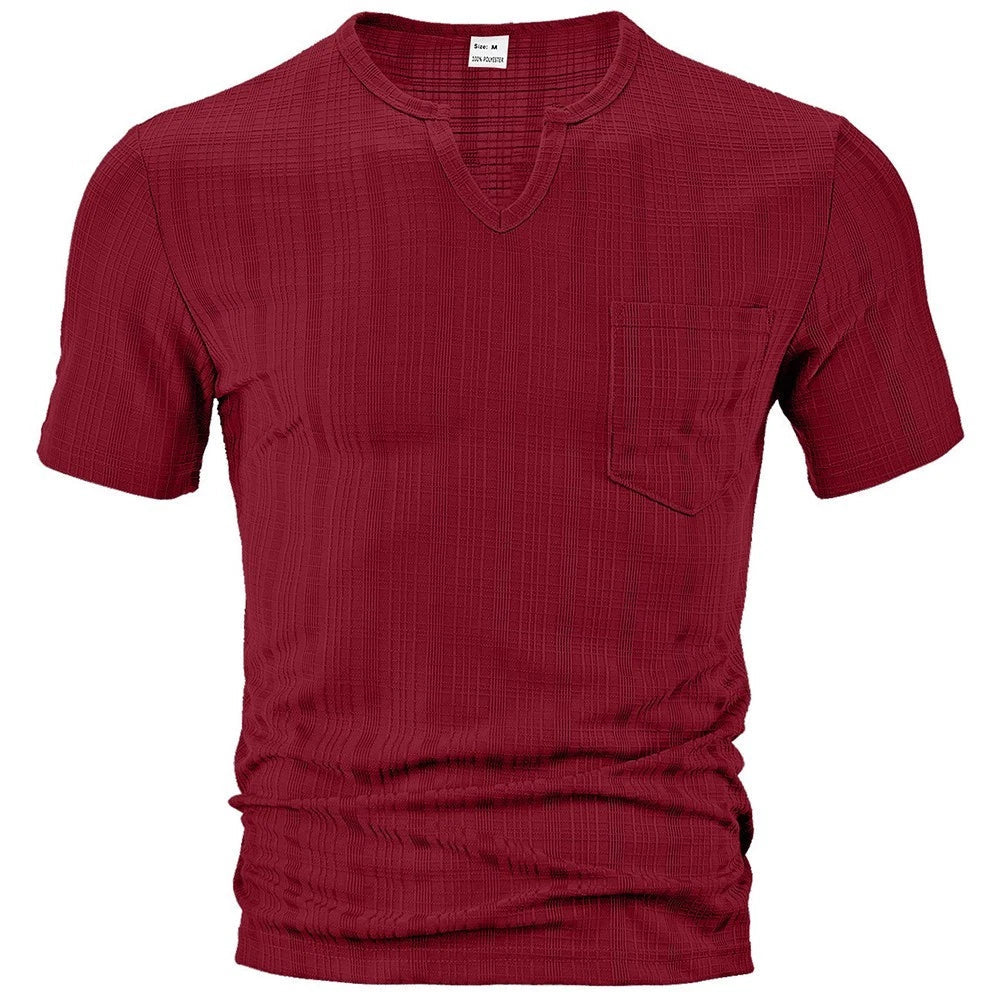 Mens V Neck Casual Wear Style Short Sleeve For Gym - Adult & Kids T-Shirts, Sweatshirts & Hoodies apparel design preview 1