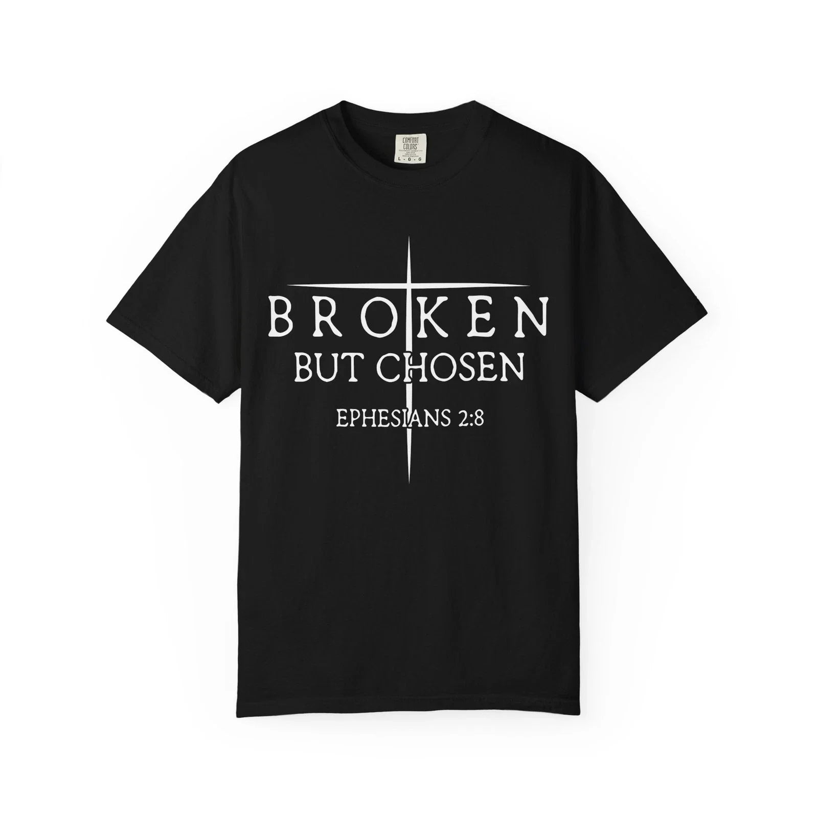 Comfort Colors Broken But Chosen Christian Bible - Adult & Kids T-Shirts, Sweatshirts & Hoodies apparel design preview 1