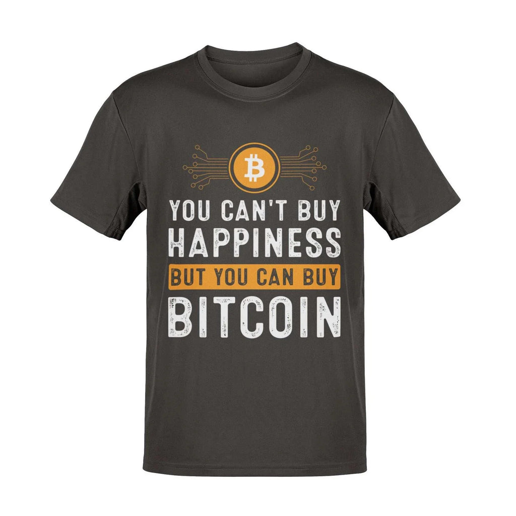 You Can't Buy Happiness But Can Bitcoin Crypto for - Adult & Kids T-Shirts, Sweatshirts & Hoodies apparel design preview 1
