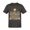 You Can't Buy Happiness But Can Bitcoin Crypto for - Adult & Kids T-Shirts, Sweatshirts & Hoodies apparel design preview 1