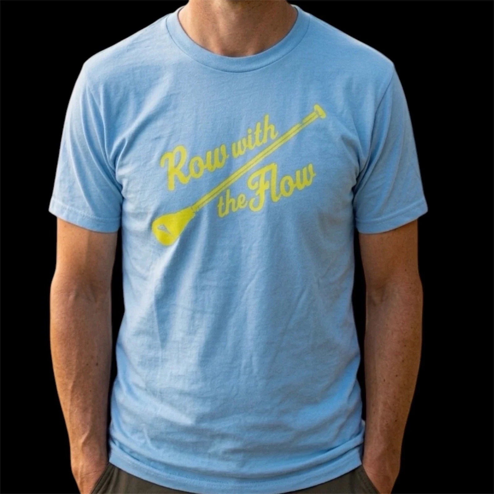 $45 TOMMY BAHAMA Sky Blue ROW WITH THE FLOW Relaxed - Adult & Kids T-Shirts, Sweatshirts & Hoodies apparel design preview 1