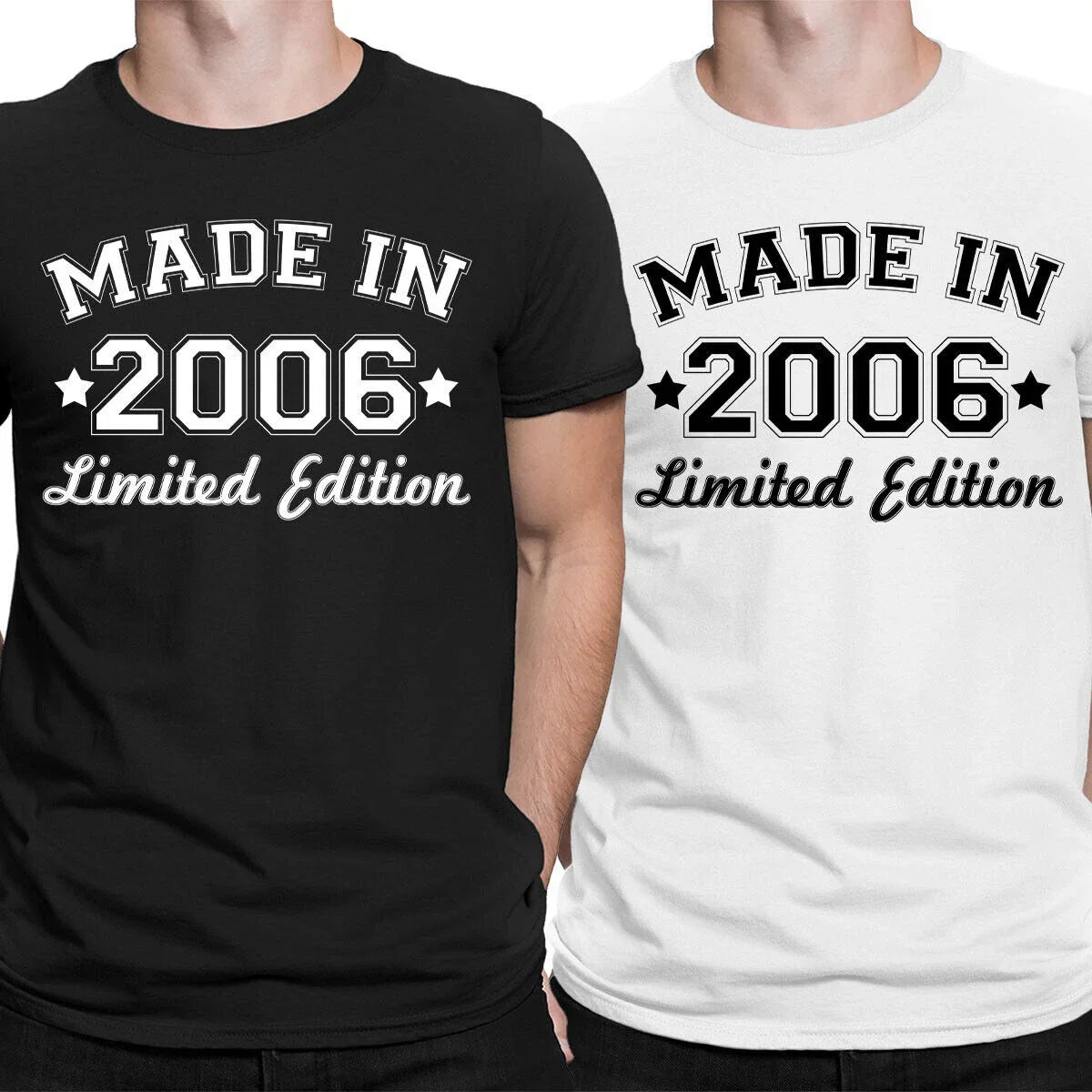 20th Birthday Gift Made in 2006 Limited Edition Mens - Adult & Kids T-Shirts, Sweatshirts & Hoodies apparel design preview 1