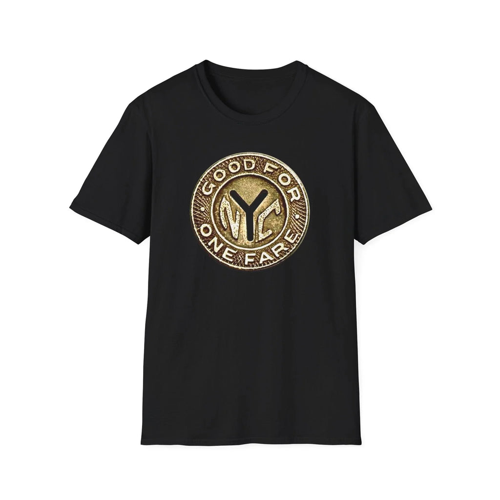 NYC Tribute Subway Token Nostalgia Softstyle - Adult & Kids T-Shirts, Sweatshirts & Hoodies apparel design preview 1