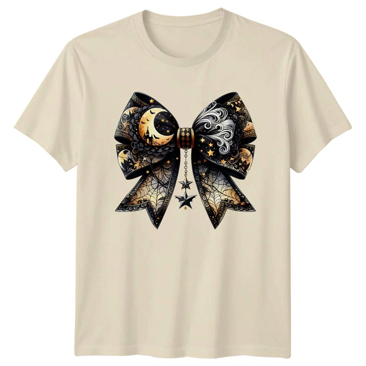Ornate Bow Gothic Fantasy Halloween Mens Womens - Adult & Kids T-Shirts, Sweatshirts & Hoodies apparel design preview 1