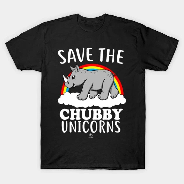 Save The Chubby Unicorns Lgbtq Gay Funny Girls Pride - Adult & Kids T-Shirts, Sweatshirts & Hoodies apparel design preview 1