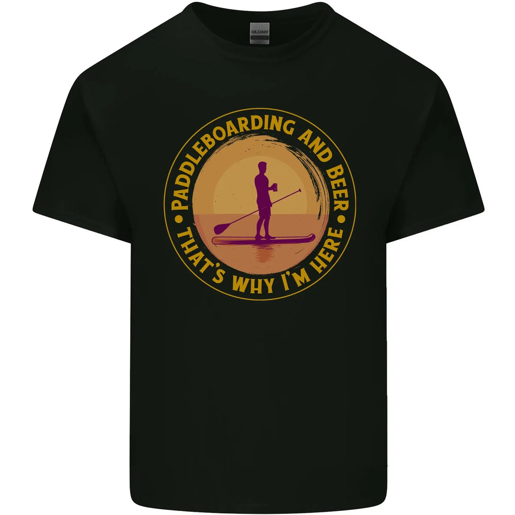 Paddle Boarding Beer Funny Paddleboard Alcohol Mens - Adult & Kids T-Shirts, Sweatshirts & Hoodies apparel design preview 1