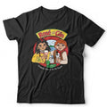 Rose And Gin Unisex Funny 90's Cartoon Drinking Wine - Adult & Kids T-Shirts, Sweatshirts & Hoodies apparel design preview 1