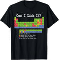 Can I Lick It Periodic Table of Elements Science - Adult & Kids T-Shirts, Sweatshirts & Hoodies apparel design preview 1