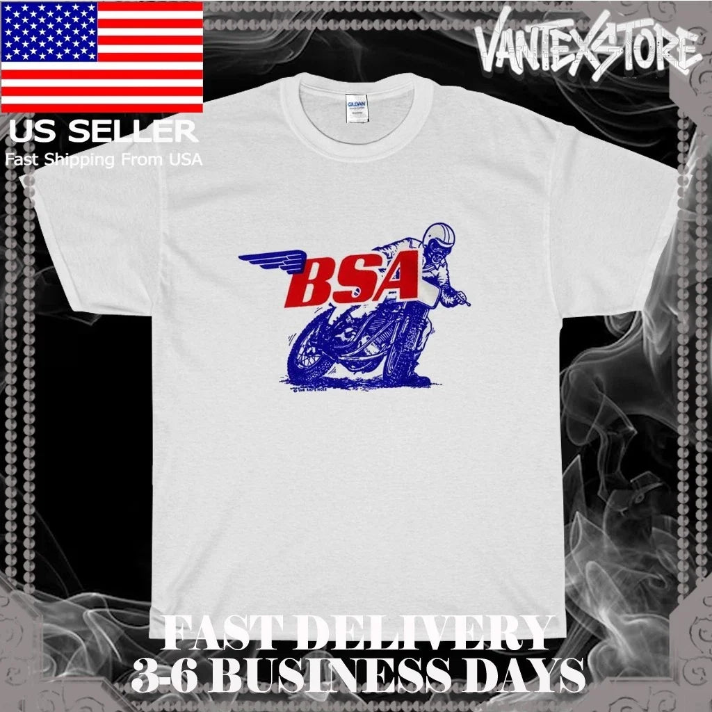 NEW BSA MOTORCYCLES LOGO MEN'S FUNNY AMERICAN USA - Adult & Kids T-Shirts, Sweatshirts & Hoodies apparel design preview 1