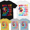 Autism Awareness Day Promoting Love And Acceptance #V - Adult & Kids T-Shirts, Sweatshirts & Hoodies apparel design preview 1