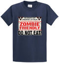 ZOMBIE FRIENDLY Cotton Printed Regular and Big Tall - Adult & Kids T-Shirts, Sweatshirts & Hoodies apparel design preview 1