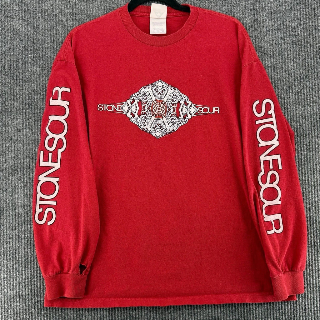 Stone Sour Mens XL Red Band Distressed Grunge - Adult & Kids T-Shirts, Sweatshirts & Hoodies apparel design preview 1