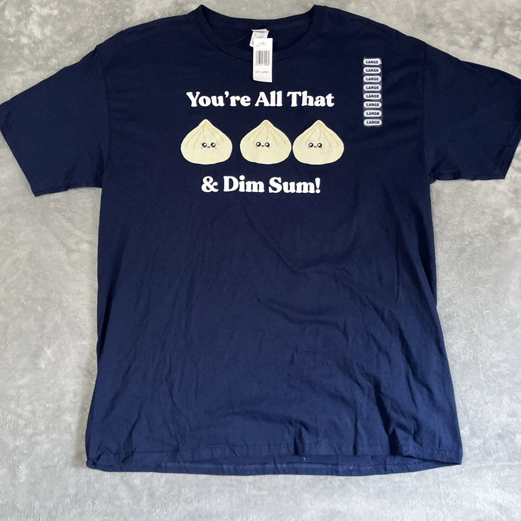 You're All That Dim Sum Navy Blue Large FOTL Punny - Adult & Kids T-Shirts, Sweatshirts & Hoodies apparel design preview 1