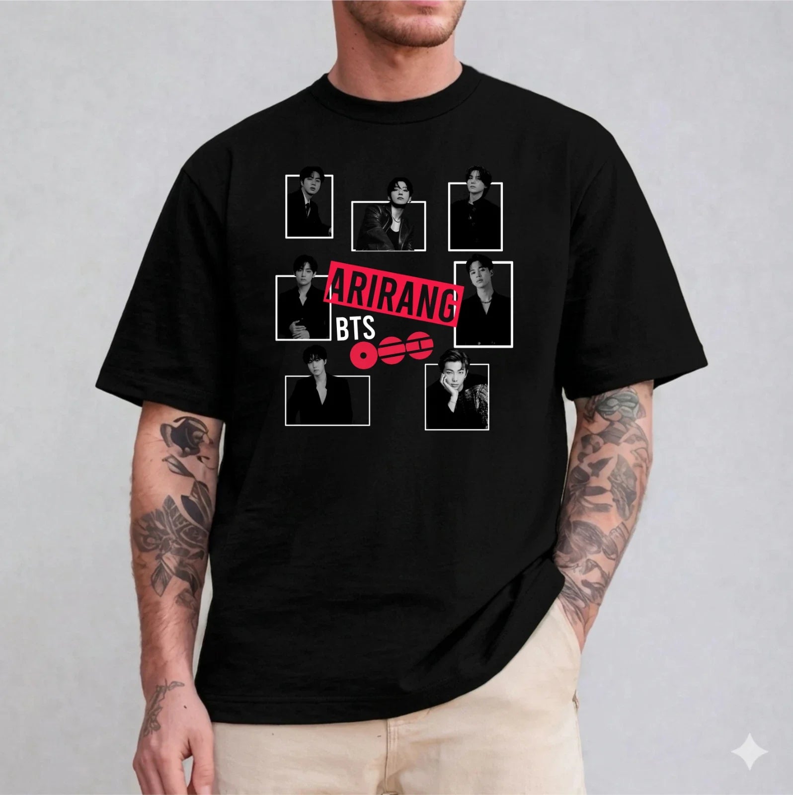 Arirang BTS World Tour 2026 Bangtan Boys Concert - Adult & Kids T-Shirts, Sweatshirts & Hoodies apparel design preview 1