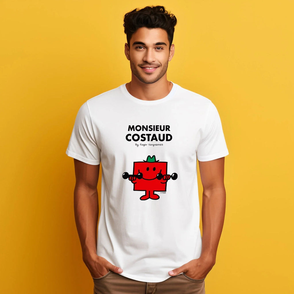 Men's Short Sleeve White, Mr. Strong - Adult & Kids T-Shirts, Sweatshirts & Hoodies apparel design preview 1