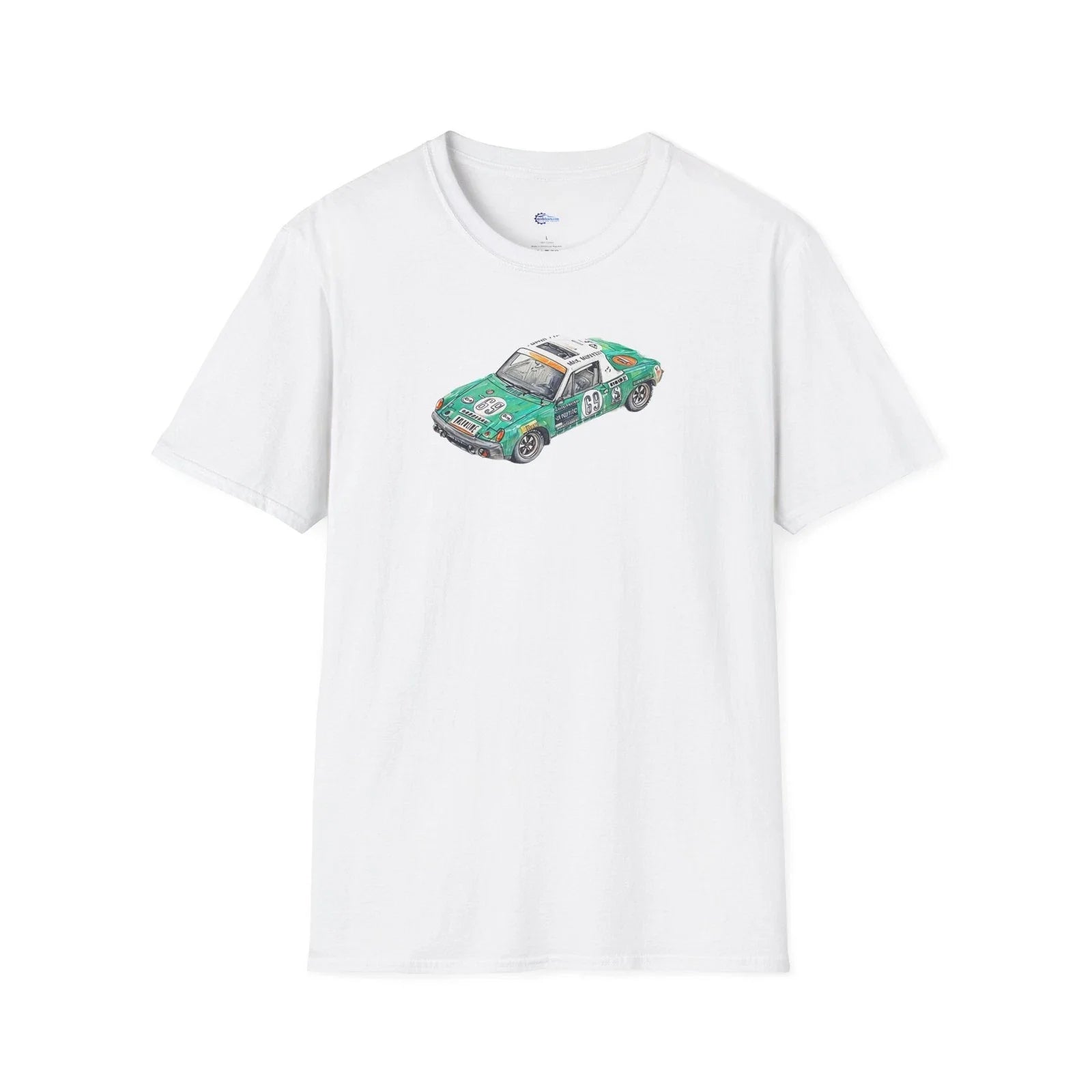 Vintage Porsche 914 Softstyle 24 Hours of Le Mans - Adult & Kids T-Shirts, Sweatshirts & Hoodies apparel design preview 1