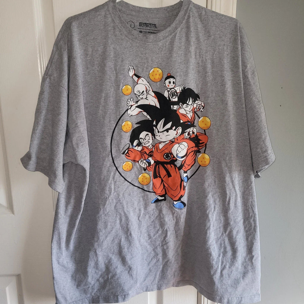 DragonBall Z Gray Mens Short Sleeve Graphic Casual - Adult & Kids T-Shirts, Sweatshirts & Hoodies apparel design preview 1