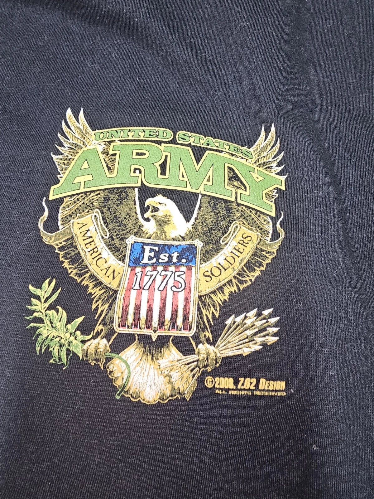 US Army Vintage 2000sGraphic Size XL Fade Eagle - Adult & Kids T-Shirts, Sweatshirts & Hoodies apparel design preview 1