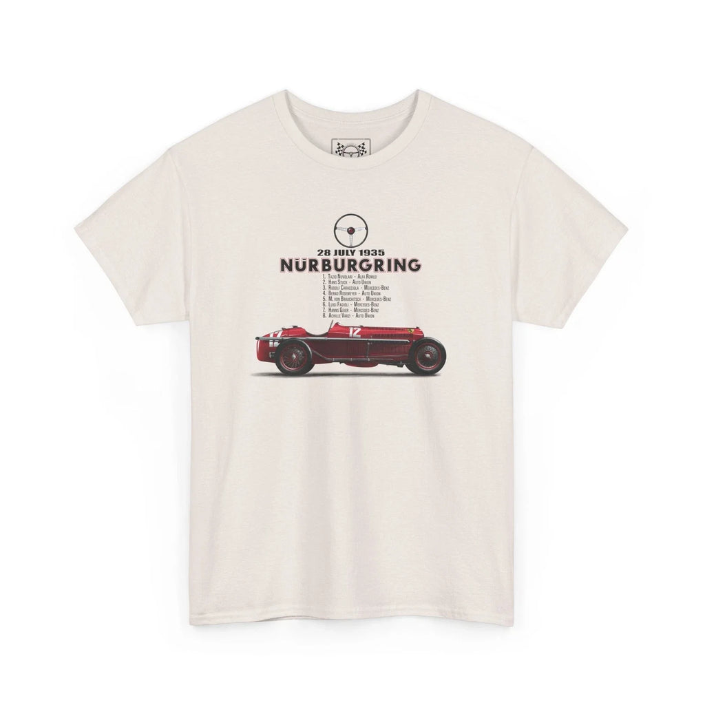 Tazio Nuvolari Nürburgring Nordschleife Racing Alfa - Adult & Kids T-Shirts, Sweatshirts & Hoodies apparel design preview 1