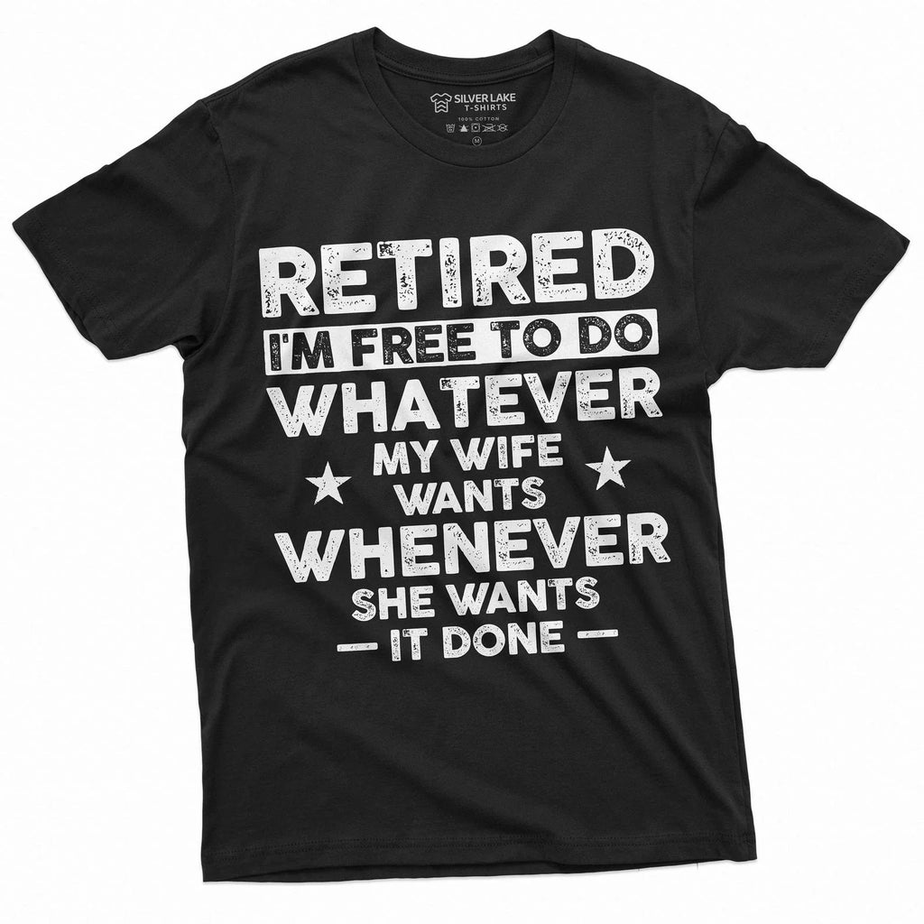 Men's funny retirement Gift for husband retired hubby - Adult & Kids T-Shirts, Sweatshirts & Hoodies apparel design preview 1