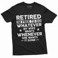 Men's funny retirement Gift for husband retired hubby - Adult & Kids T-Shirts, Sweatshirts & Hoodies apparel design preview 1