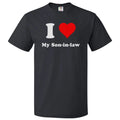 I Love My Son-in-law Heart - Adult & Kids T-Shirts, Sweatshirts & Hoodies apparel design preview 1