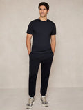 REISS Mens Blue Premium Interlock Modern Fit Crew - Adult & Kids T-Shirts, Sweatshirts & Hoodies apparel design preview 1