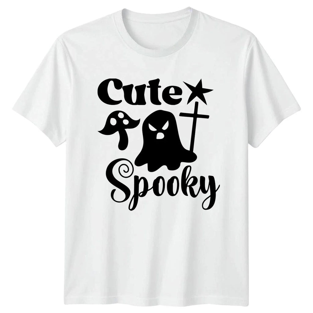 Cute Spooky Halloween Ghost Mushroom Gift For Him And - Adult & Kids T-Shirts, Sweatshirts & Hoodies apparel design preview 1