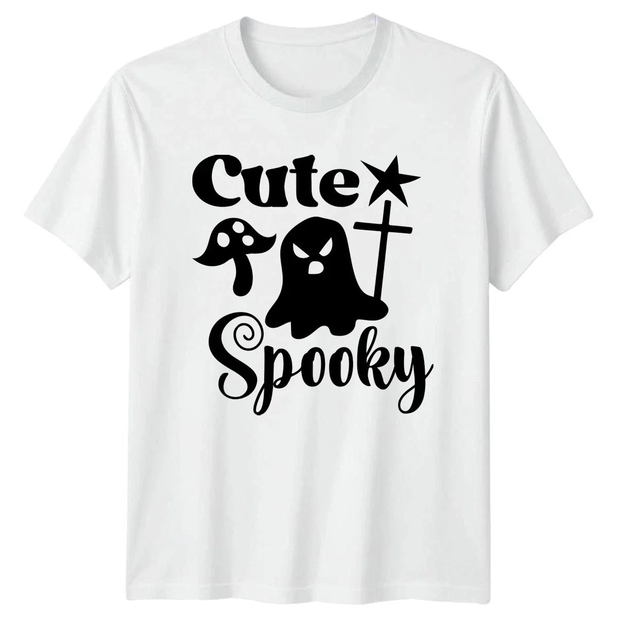 Cute Spooky Halloween Ghost Mushroom Gift For Him And - Adult & Kids T-Shirts, Sweatshirts & Hoodies apparel design preview 1