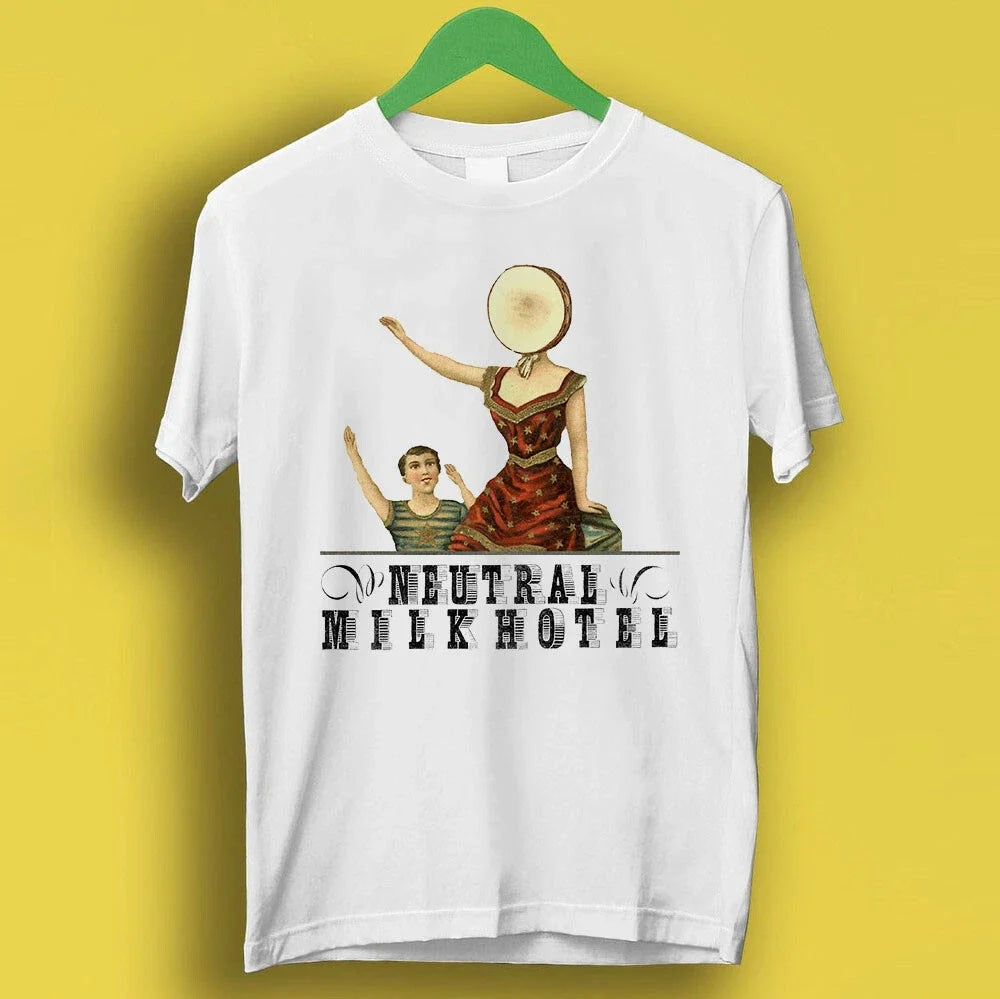 Neutral Milk Hotel Indie Rock Retro Music Top P1058 - Adult & Kids T-Shirts, Sweatshirts & Hoodies apparel design preview 1