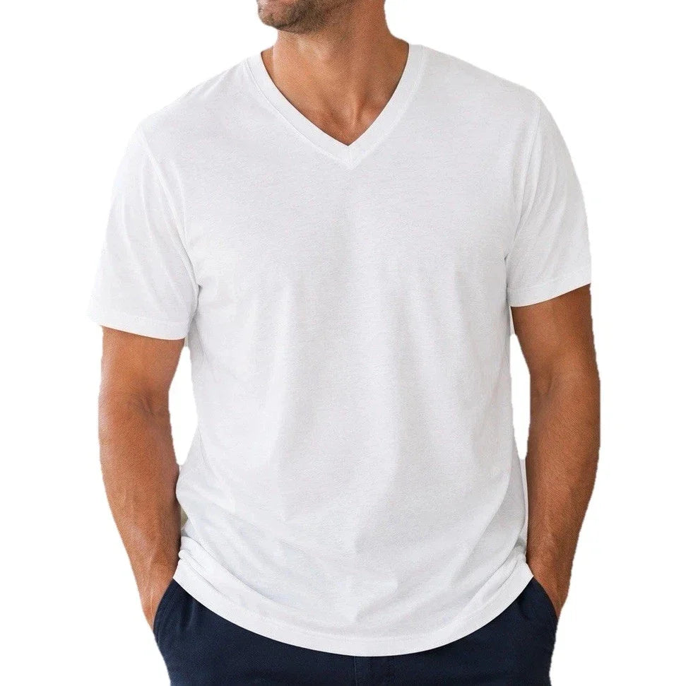 Goodfellow Every Wear V-Neck Men's L White NWT Cotton - Adult & Kids T-Shirts, Sweatshirts & Hoodies apparel design preview 1