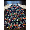 Charles and a Half Mens Floral Print Raglan Sleeve - Adult & Kids T-Shirts, Sweatshirts & Hoodies apparel design preview 1