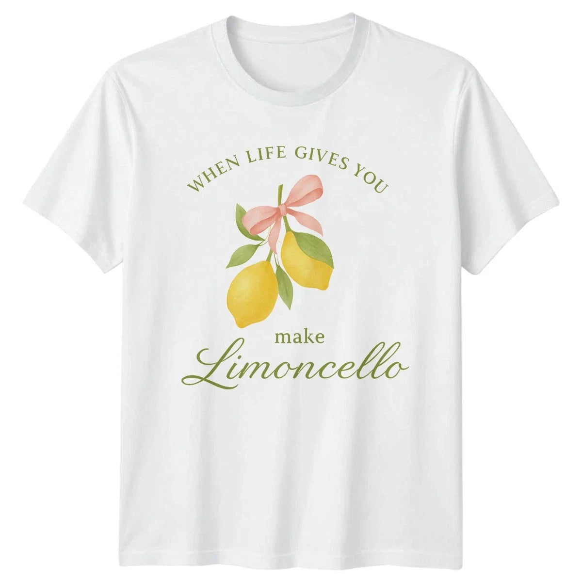 When Life Gives You Make Limoncello Womens Italian - Adult & Kids T-Shirts, Sweatshirts & Hoodies apparel design preview 1