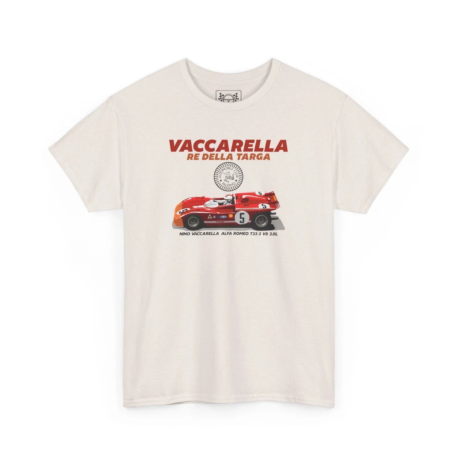 Nino Vaccarella Targa Florio Palermo Auto Club Alfa - Adult & Kids T-Shirts, Sweatshirts & Hoodies apparel design preview 1