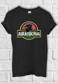 Jurassic Pug Funny Cool Retro Men Women Unisex 3404 - Adult & Kids T-Shirts, Sweatshirts & Hoodies apparel design preview 1