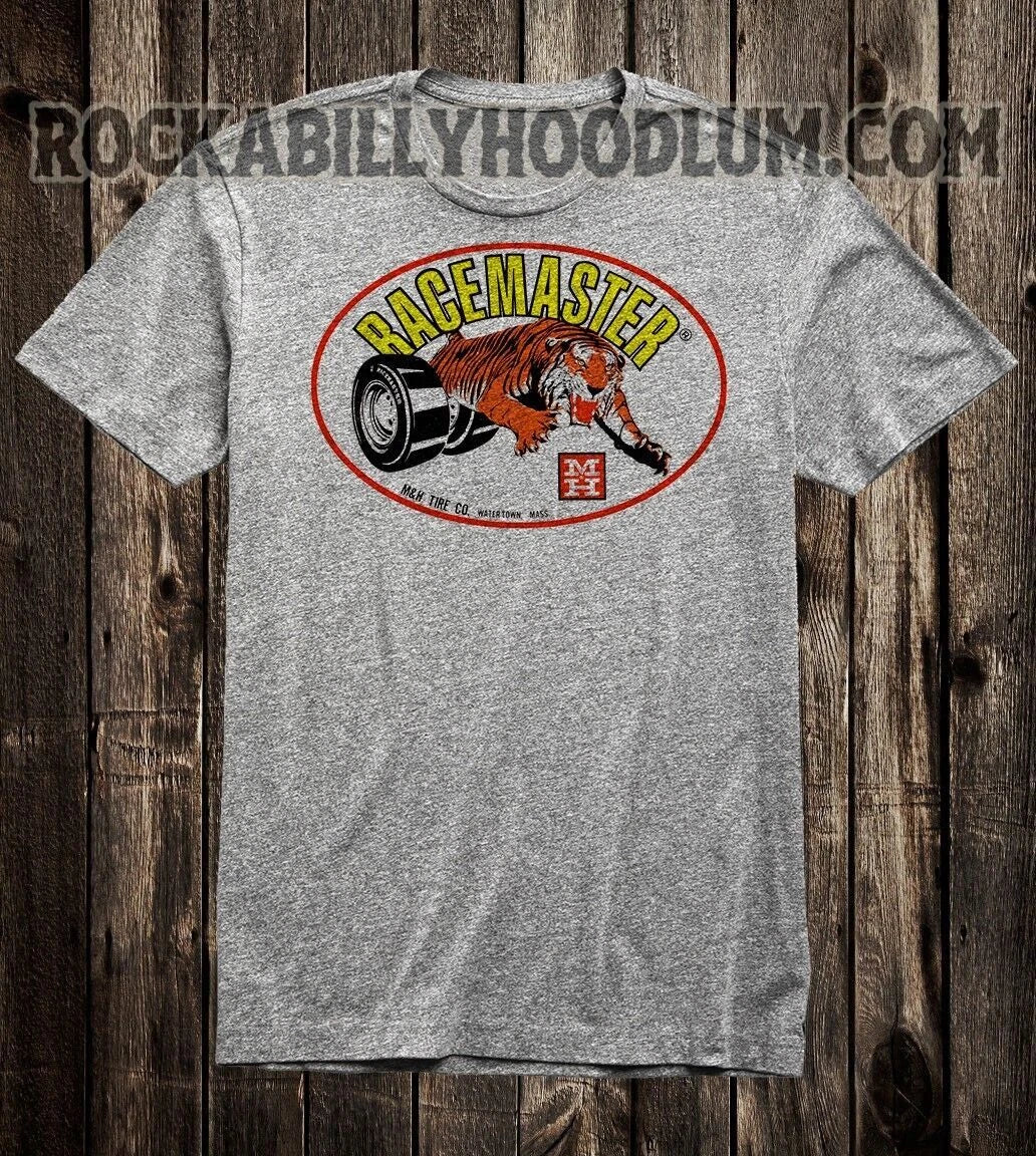 Retro Hot Rod Drag Racing Speed Shop MH Tire - Adult & Kids T-Shirts, Sweatshirts & Hoodies apparel design preview 1