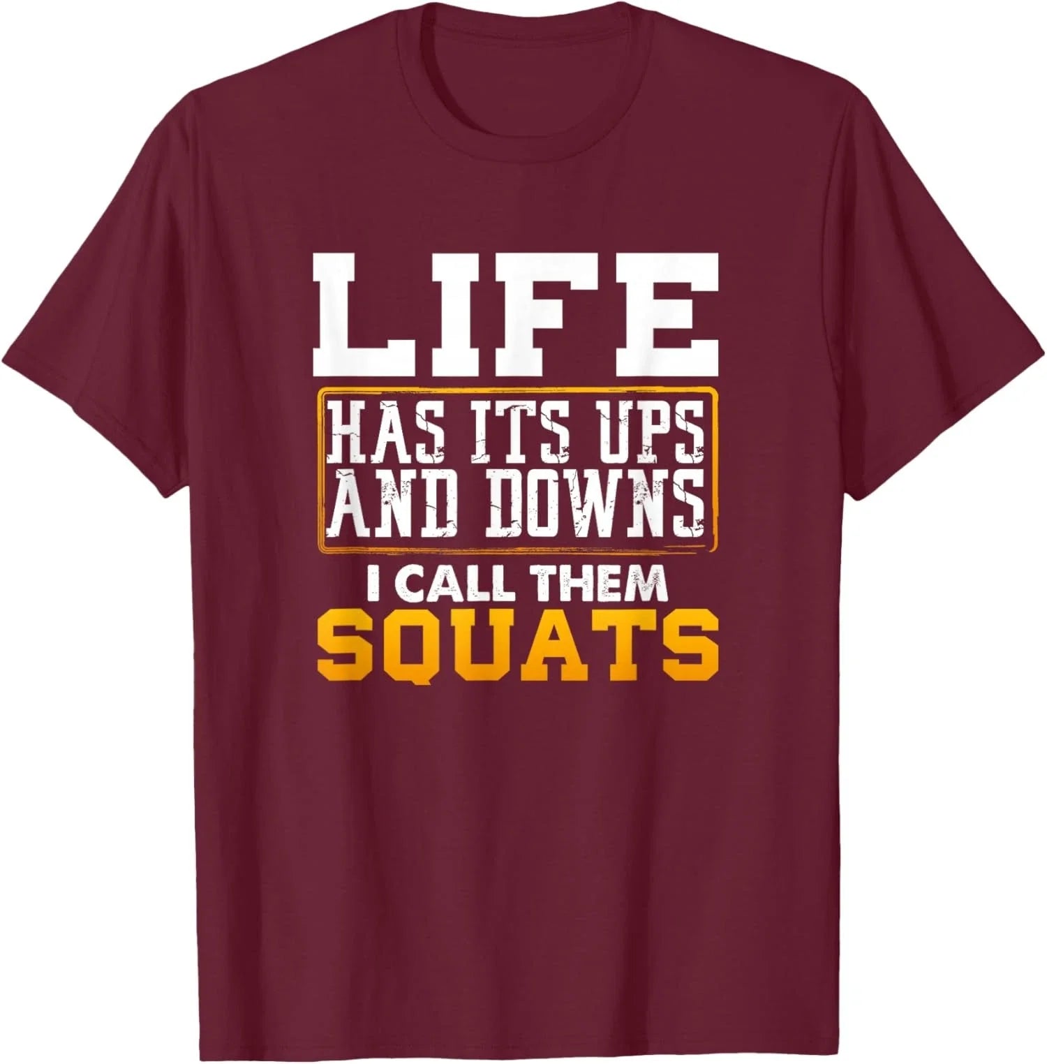 Funny Fitness Gym Workout Weights Squat Cool Lover - Adult & Kids T-Shirts, Sweatshirts & Hoodies apparel design preview 1