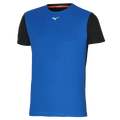 Mizuno Mens DRYAEROFLOW Gym Blue Black - Adult & Kids T-Shirts, Sweatshirts & Hoodies apparel design preview 1