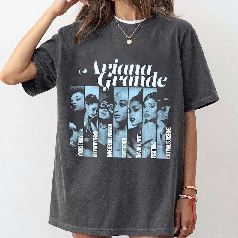 Ariana Grande Retro tour - Adult & Kids T-Shirts, Sweatshirts & Hoodies apparel design preview 1