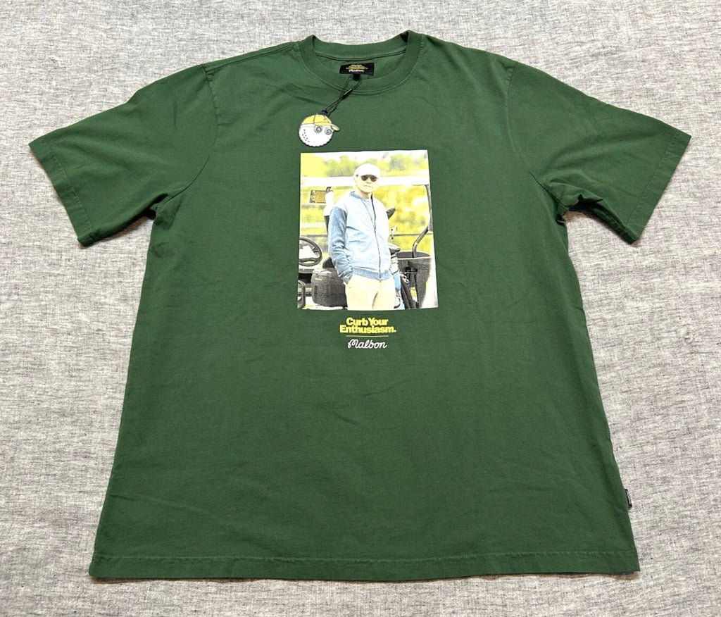 Malbon Mens Medium Green Short Sleeve Crewneck Curb - Adult & Kids T-Shirts, Sweatshirts & Hoodies apparel design preview 1