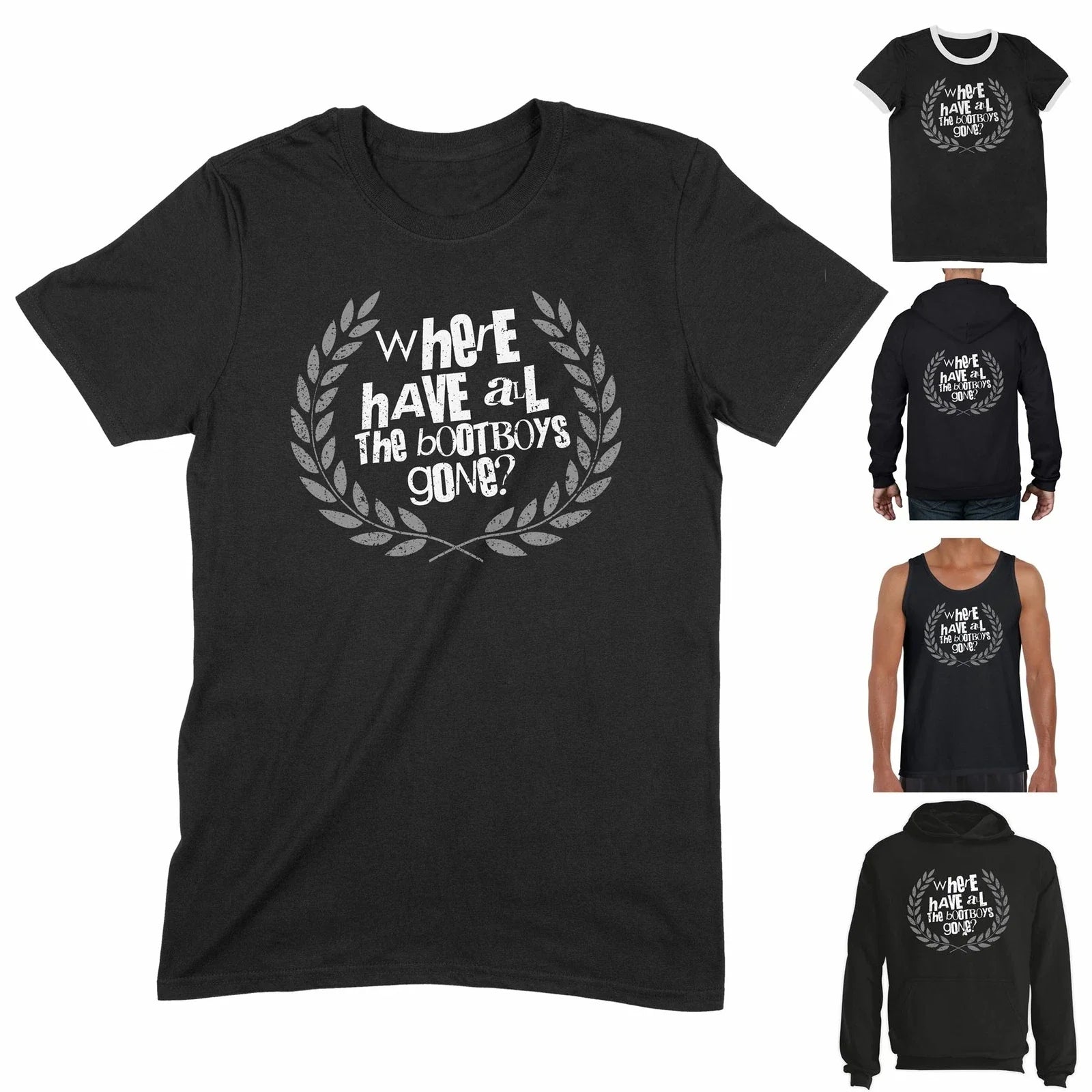 Where Have All The Bootboys Gone Skinhead Punk - Adult & Kids T-Shirts, Sweatshirts & Hoodies apparel design preview 1