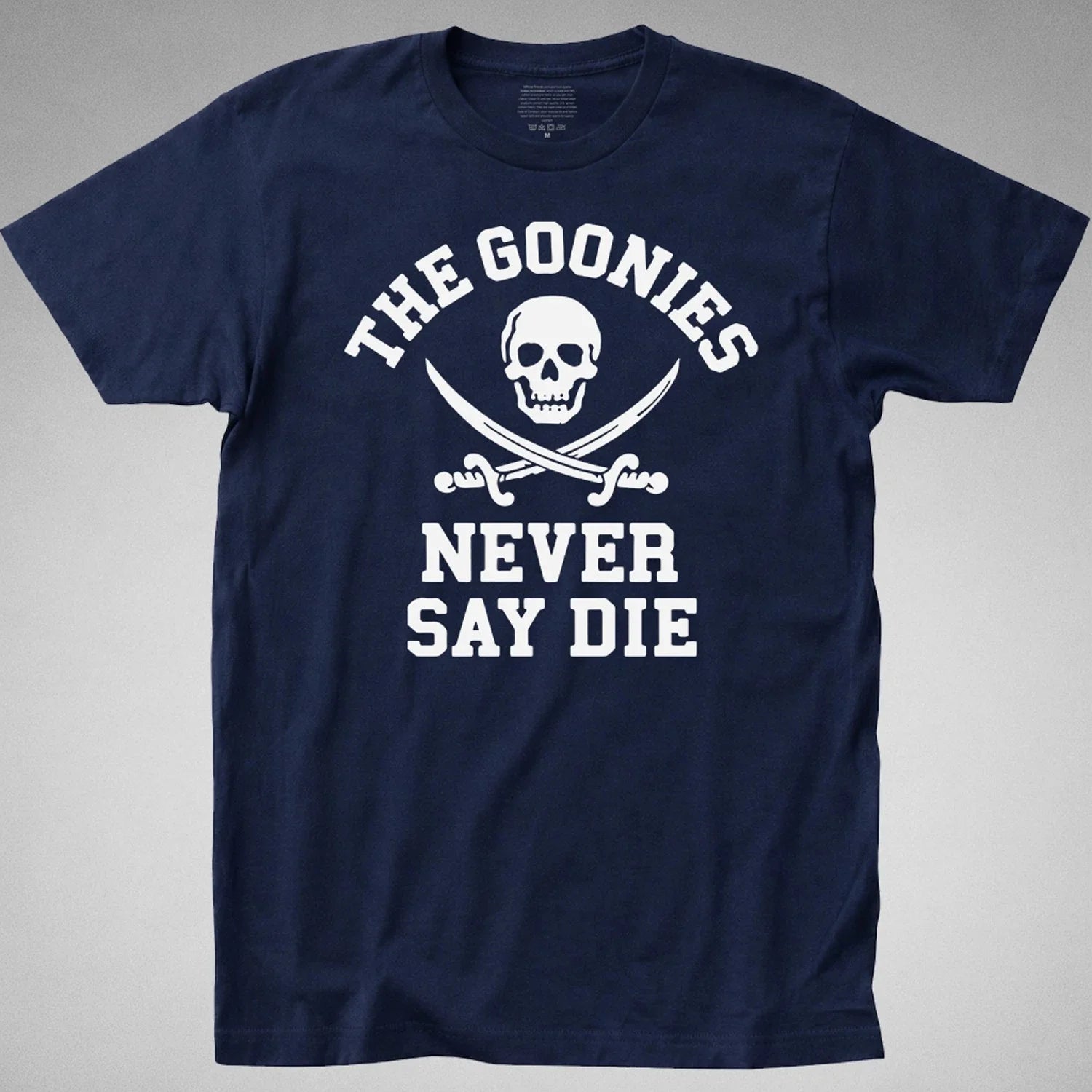 GOONIES Never Say Die Funny 80s Retro Movie sloth one - Adult & Kids T-Shirts, Sweatshirts & Hoodies apparel design preview 1