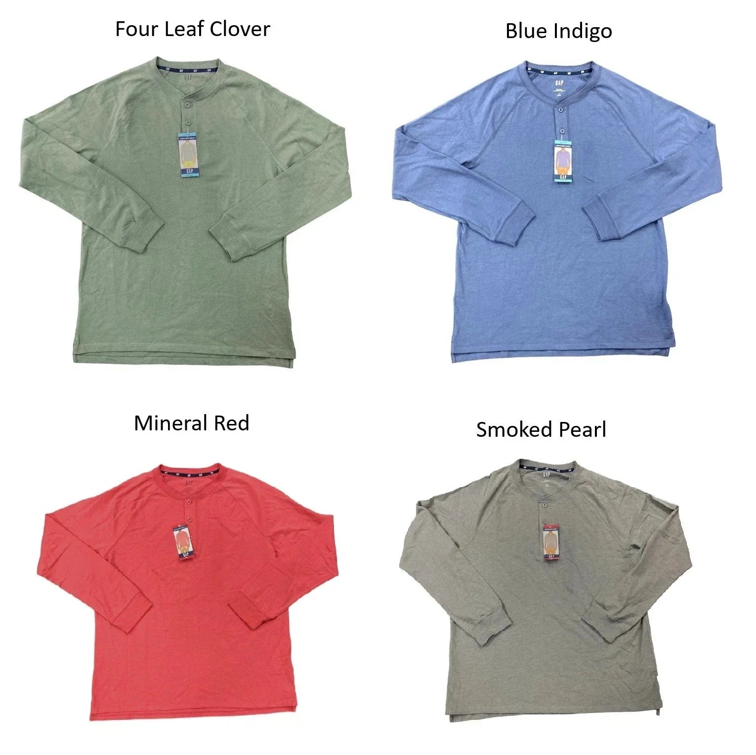 GAP Men's Soft Cotton Knit Relaxed Fit Henley - Adult & Kids T-Shirts, Sweatshirts & Hoodies apparel design preview 1