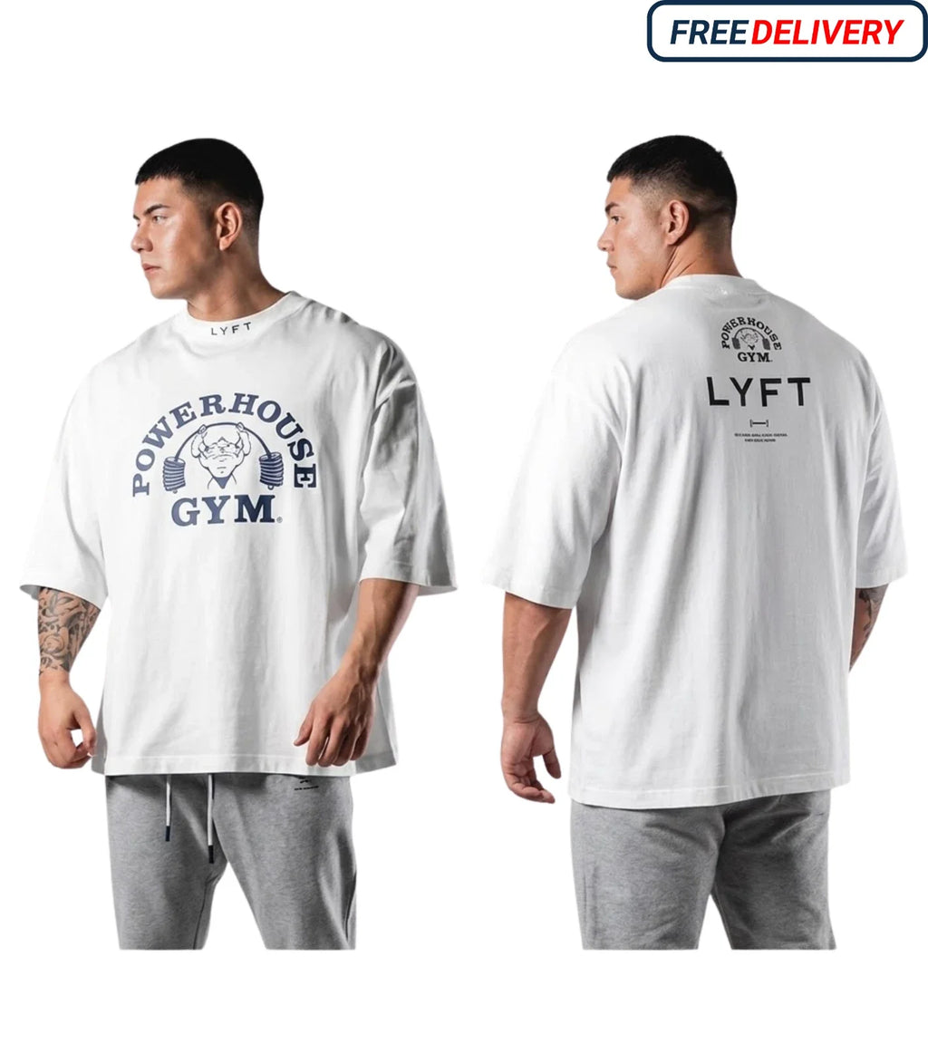 LYFT JOINTLY OVERSIZED COTTON GYM BODYBUILDING LOOSE - Adult & Kids T-Shirts, Sweatshirts & Hoodies apparel design preview 1