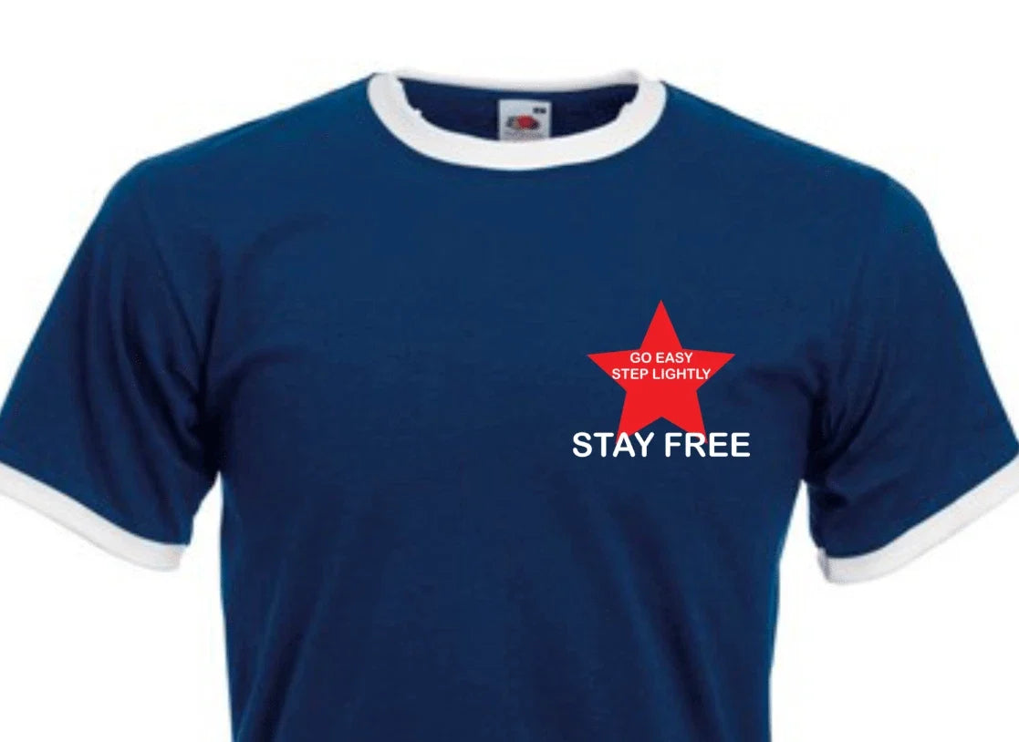 Stay free the clash Joe Strummer. old skool punk - Adult & Kids T-Shirts, Sweatshirts & Hoodies apparel design preview 1