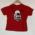 Gildan Beer Season XL Red Short Sleeve Unisex Used - Adult & Kids T-Shirts, Sweatshirts & Hoodies apparel design preview 1