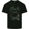 A Black Jaguar Wild Cat Mens Cotton Top - Adult & Kids T-Shirts, Sweatshirts & Hoodies apparel design preview 1