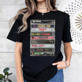 Retro 80s Cassette Tape Vintage Rock Band-Inspired - Adult & Kids T-Shirts, Sweatshirts & Hoodies apparel design preview 1