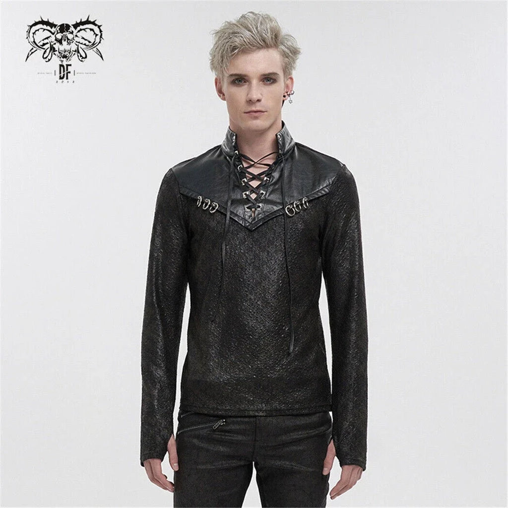 Devil Fashion Man Black Gothic Punk Daily Wear - Adult & Kids T-Shirts, Sweatshirts & Hoodies apparel design preview 1